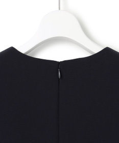 23区 S 【セットアップ対応/洗える】トリアセダブルジョーゼット シフォンスリーブ ワンピース