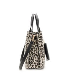 MioFIRANO カジュアルシックレオパードハンドバッグ 2WAY パスケース付き　FIRANO フィラノ