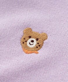 MIKI HOUSE HOT BISCUITS 【70-120cm】【Everyday Series】ワンポイント くすみカラー裏毛パイルトレーナー