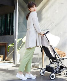 Tiaclasse 【小倉優子さん着用・洗える】カラーテーパードパンツ