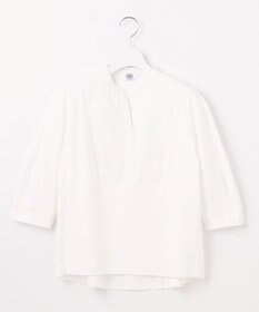 J.PRESS LADIES L スムースジャージー バンドカラー カットソー