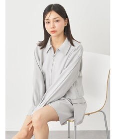 earth music&ecology ジップショートシャツ