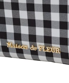 Maison de FLEUR ギンガムフロントリボンリュック