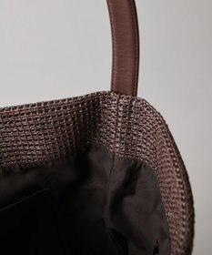 russet ナイロンラフィアワンショルダーバッグ(CE-1714)