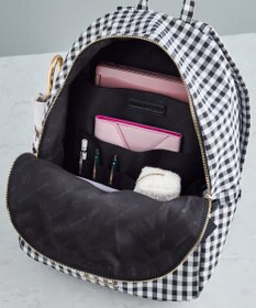 Maison de FLEUR ギンガムフロントリボンリュック