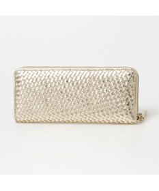 UNBILLION ペルケ perche / レザーメッシュ・ジャバラカード長財布