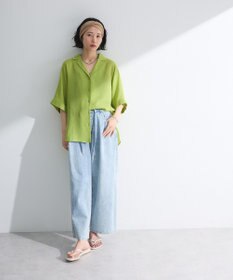 Green Parks 開襟シアージャケット風シャツ