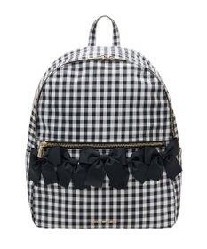 Maison de FLEUR ギンガムフロントリボンリュック
