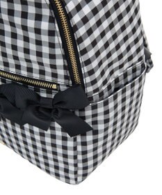 Maison de FLEUR ギンガムフロントリボンリュック
