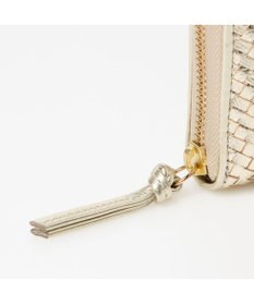 UNBILLION ペルケ perche / レザーメッシュ・ジャバラカード長財布