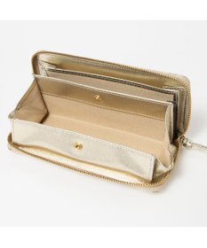 UNBILLION ペルケ perche / レザーメッシュ・ジャバラカード長財布