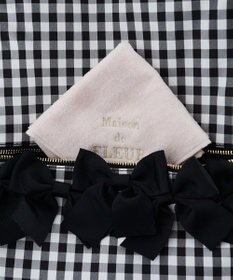 Maison de FLEUR ギンガムフロントリボンリュック