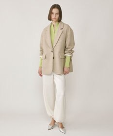 GRACE CONTINENTAL ヘリンボーンツイードジャケット