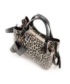 MioFIRANO カジュアルシックレオパードハンドバッグ 2WAY パスケース付き　FIRANO フィラノ