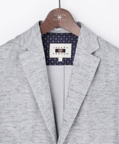 JOSEPH ABBOUD 【尾州産ジャージー/軽量/ストレッチ】ノルマンディーリネントップジャージージャケット