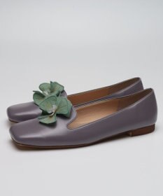 muuc 花刺繍モチーフのパンプス