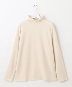 自由区 【洗える】ビンテージパールタートルネック カットソー