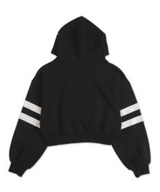 WEGO ナンバリングラインショートプルパーカー