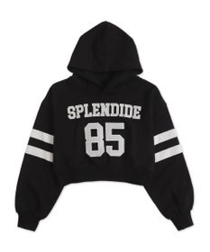 WEGO ナンバリングラインショートプルパーカー