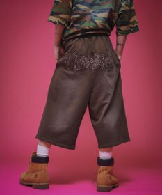 WEGO 【ユニセックス着用ITEM/ウエストゴム】ダメージアップリケショートパンツ