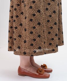 muuc 花刺繍モチーフのパンプス