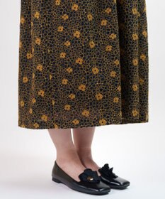 muuc 花刺繍モチーフのパンプス