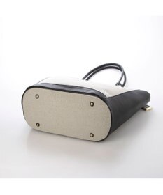 UNBILLION ペルケ perche / キャンバス・牛革トリミングトート