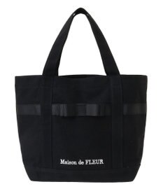 Maison de FLEUR マルチポケット帆布トートＳバッグ