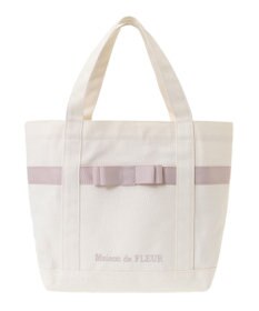 Maison de FLEUR マルチポケット帆布トートＳバッグ