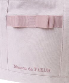 Maison de FLEUR マルチポケット帆布トートＳバッグ