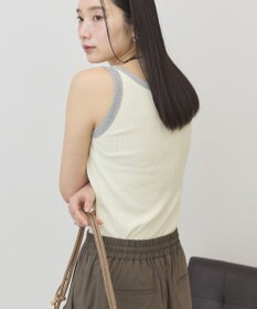 AMERICAN HOLIC バイカラーテレコタンクトップ