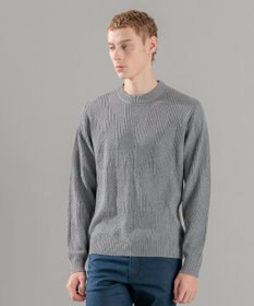 JOSEPH HOMME 新柄【洗える】シルクバルキー  クルーネックニット