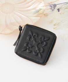 russet エンボスモノグラムラウンドウォレット(SO-431)