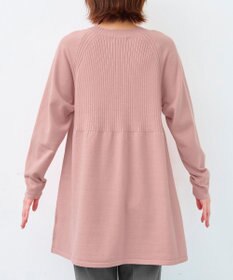 Tiaclasse 【新色追加・洗える】ミドルリブニットチュニック