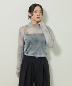 Green Parks シアー柄プルオーバー