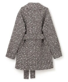 JOSEPH ウールツィード　ダブルブレステッドコート