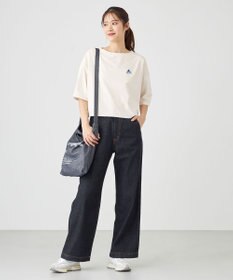 SHARE PARK LADIES 【UVカット・吸水速乾・ストレッチ・軽量 】エンブレムショートTシャツ（S・Mサイズ）