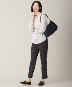 J.PRESS LADIES L 【洗える】ピーチサテン ボウタイ ブラウス