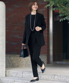 自由区 L 【19号サイズまで展開・カタログ掲載・セットアップ対応】トリアセダブルクロステーパード パンツ