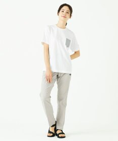 JOSEPH ABBOUD MOUNTAIN スラブシャンブレーストレッチ パンツ