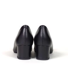 Dominic3 グログランリボン スクエアトゥパンプス