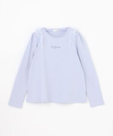 ANY KIDS チュールフリル 長袖Tシャツ