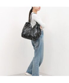 UNBILLION カシュカシュ cachecache / メタリックギャザーパッカブルトート