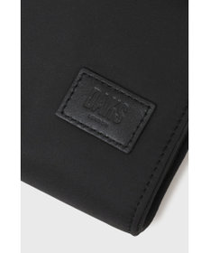 DAKS 軽量ナイロン×牛革 ハウスチェックディテール ネックポーチ