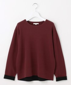 自由区 L 【カタログ掲載】レーヨンストレッチベーシックシルエット ニット