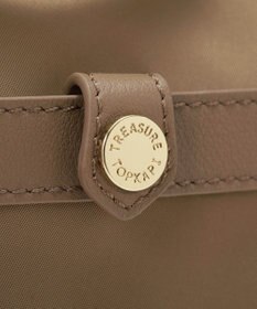 TOPKAPI 【TREASURE TOPKAPI】ナイロン 2way レザーハンドル ミニ トートバッグ