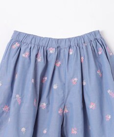 ANY KIDS フラワー 刺繍 キュロット