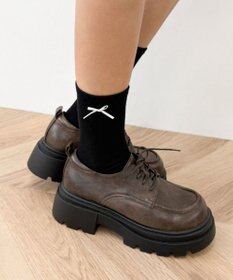 WEGO ミニサテンリボン付きソックス