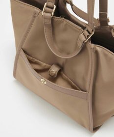 TOPKAPI 【TREASURE TOPKAPI】ナイロン 2way レザーハンドル ミニ トートバッグ