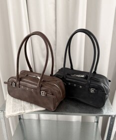 WEGO ベルトデザインボストンバッグ